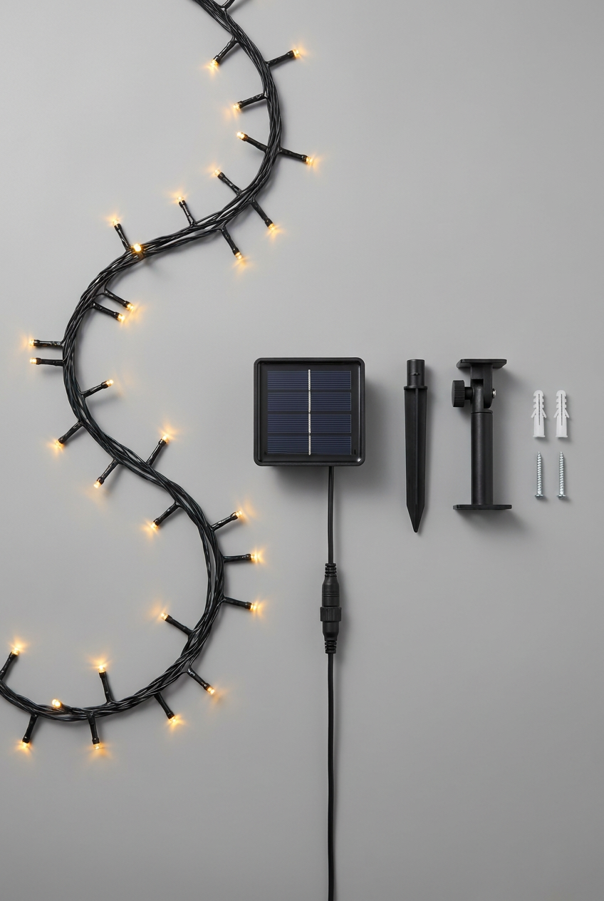Outdoor Solar Fairy Lights – Warm White | 4 lengths, up to 300 LED