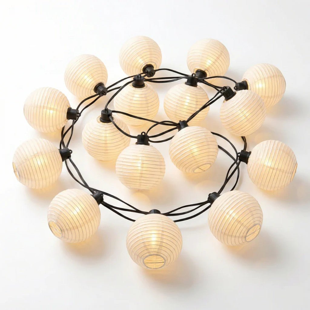 Solar Lantern String Lights IP65 Waterproof Outdoor Garden Patio Decor